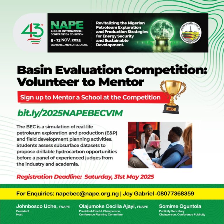 Basin Evaluation Competition (BEC) – Volunteer to Mentor