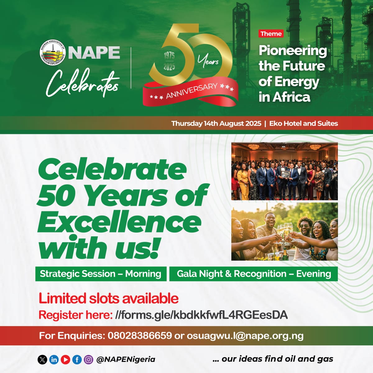 Registration Now Open – NAPE@50 Golden Jubilee Celebration!