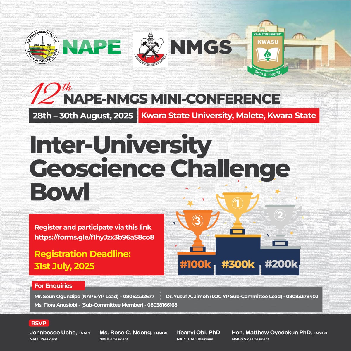Geoscience meets brilliance at KWASU!